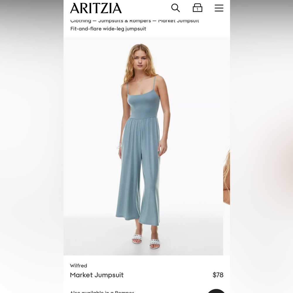 SOLD • Aritzia Wilfred Jumpsuit